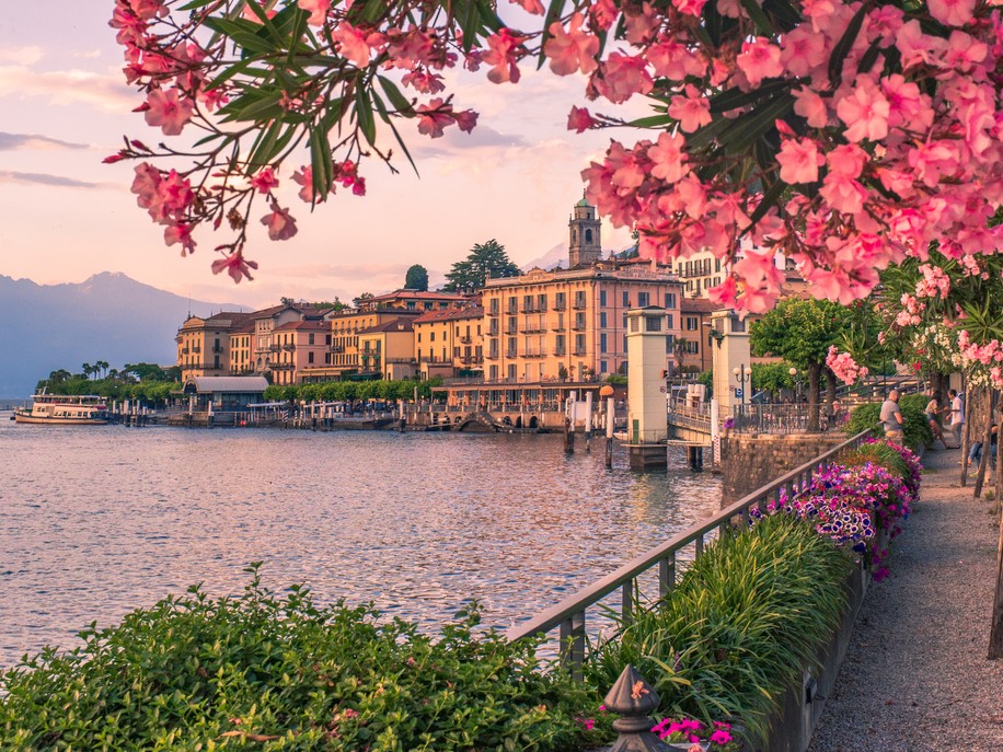 A spring scene over Italy - Travel and Aviation front cover image